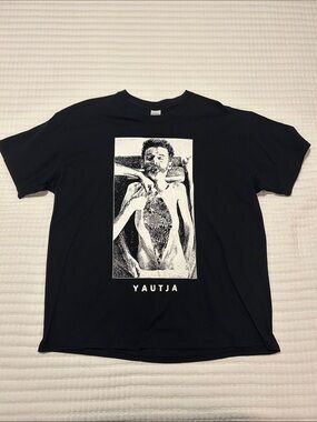 Garrett Smith Graphic Tee YAUTJA Print XL 100% Cotton “Surgical Flower”